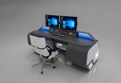 现代操作台3D模型下载